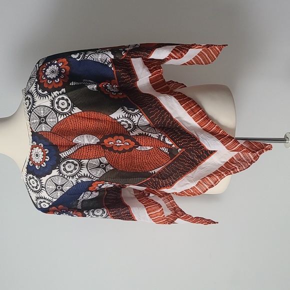 Refashioned Vintage Scarf Top (M/L) - Picture 5 of 5